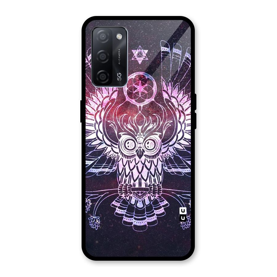 Owl Quirk Swag Glass Back Case for Oppo A53s 5G