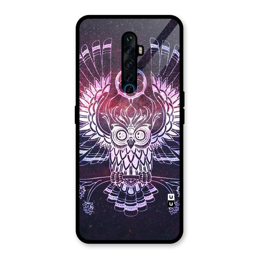 Owl Quirk Swag Glass Back Case for Oppo Reno2 F