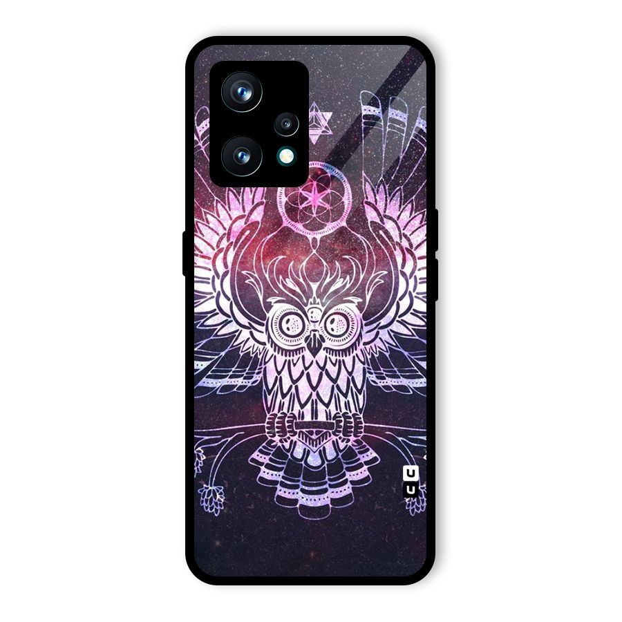 Owl Quirk Swag Glass Back Case for Realme 9 Pro Plus 5G