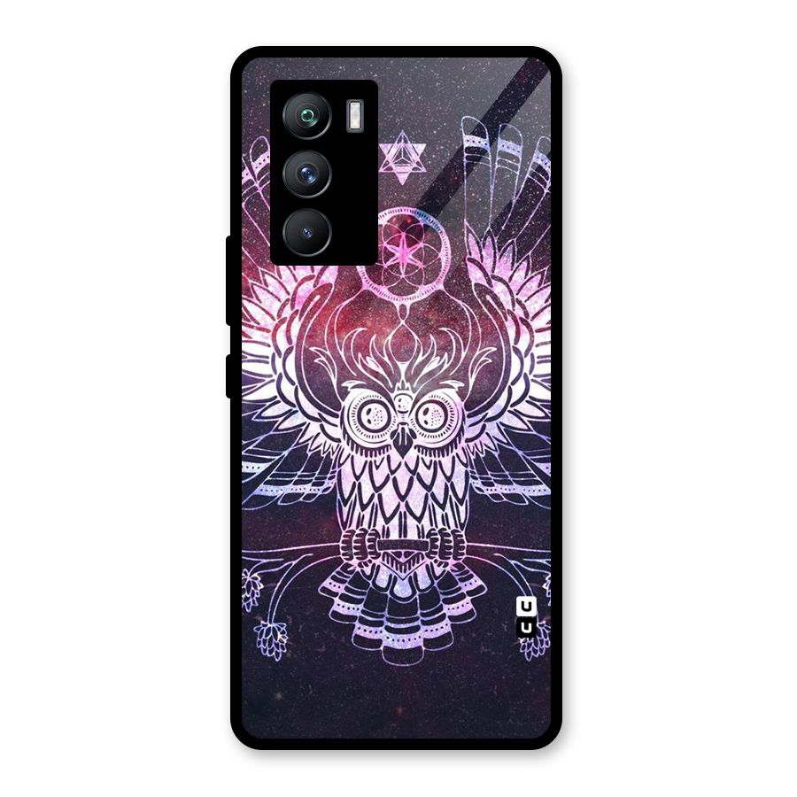 Owl Quirk Swag Glass Back Case for Vivo iQOO 9 SE