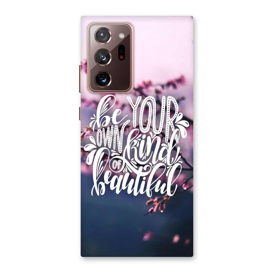Own Kind of Beautiful Back Case for Galaxy Note 20 Ultra