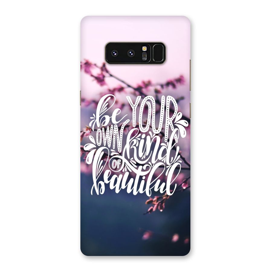 Own Kind of Beautiful Back Case for Galaxy Note 8