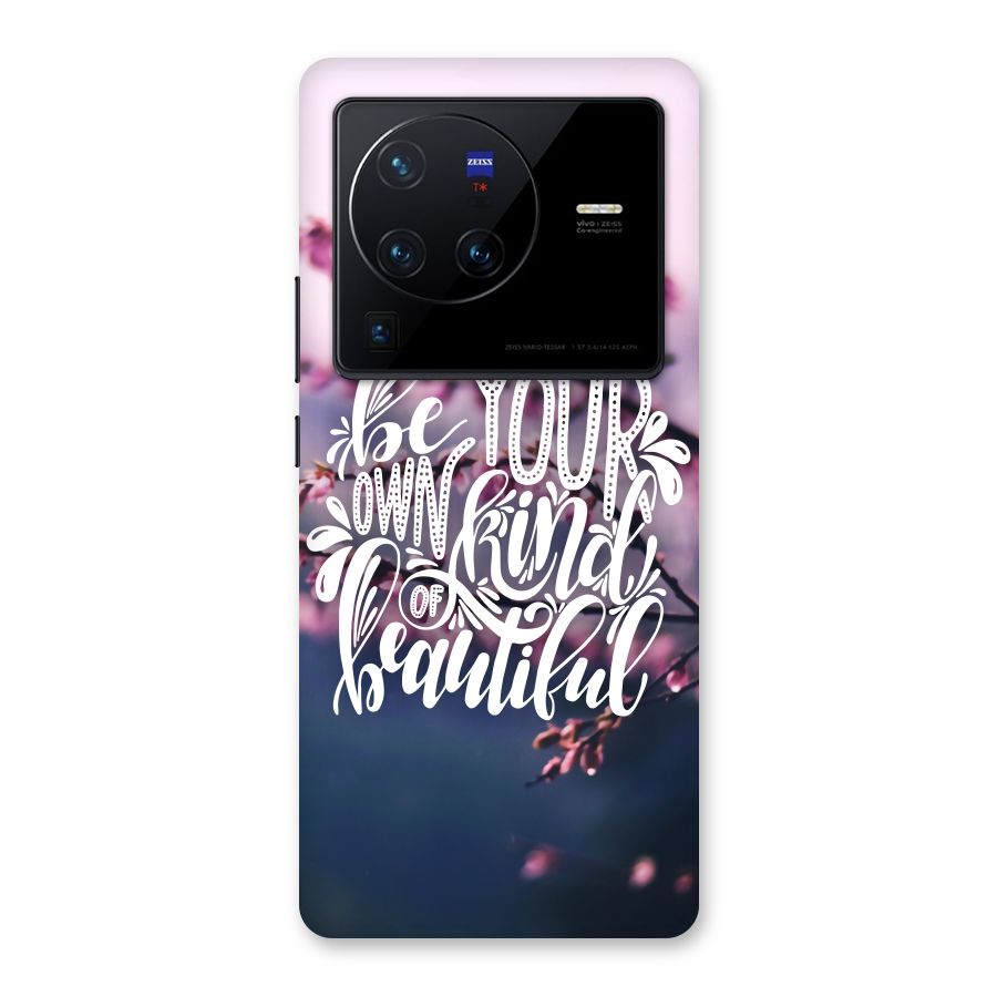 Own Kind of Beautiful Back Case for Vivo X80 Pro