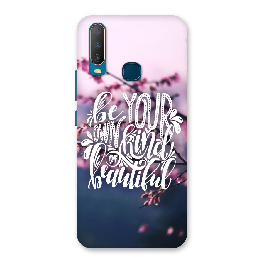 Own Kind of Beautiful Back Case for Vivo Y12