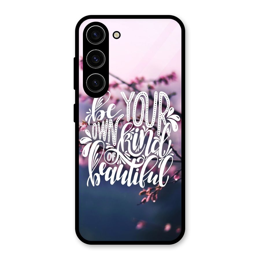 Own Kind of Beautiful Glass Back Case for Galaxy S23