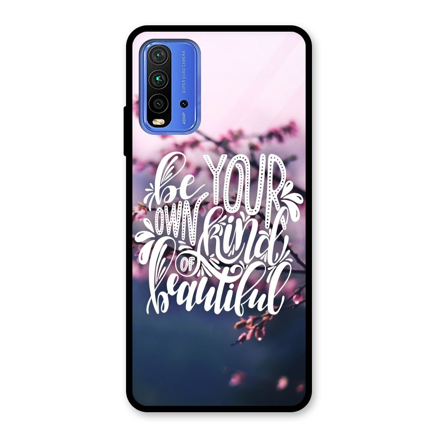 Own Kind of Beautiful Glass Back Case for Redmi 9 Power
