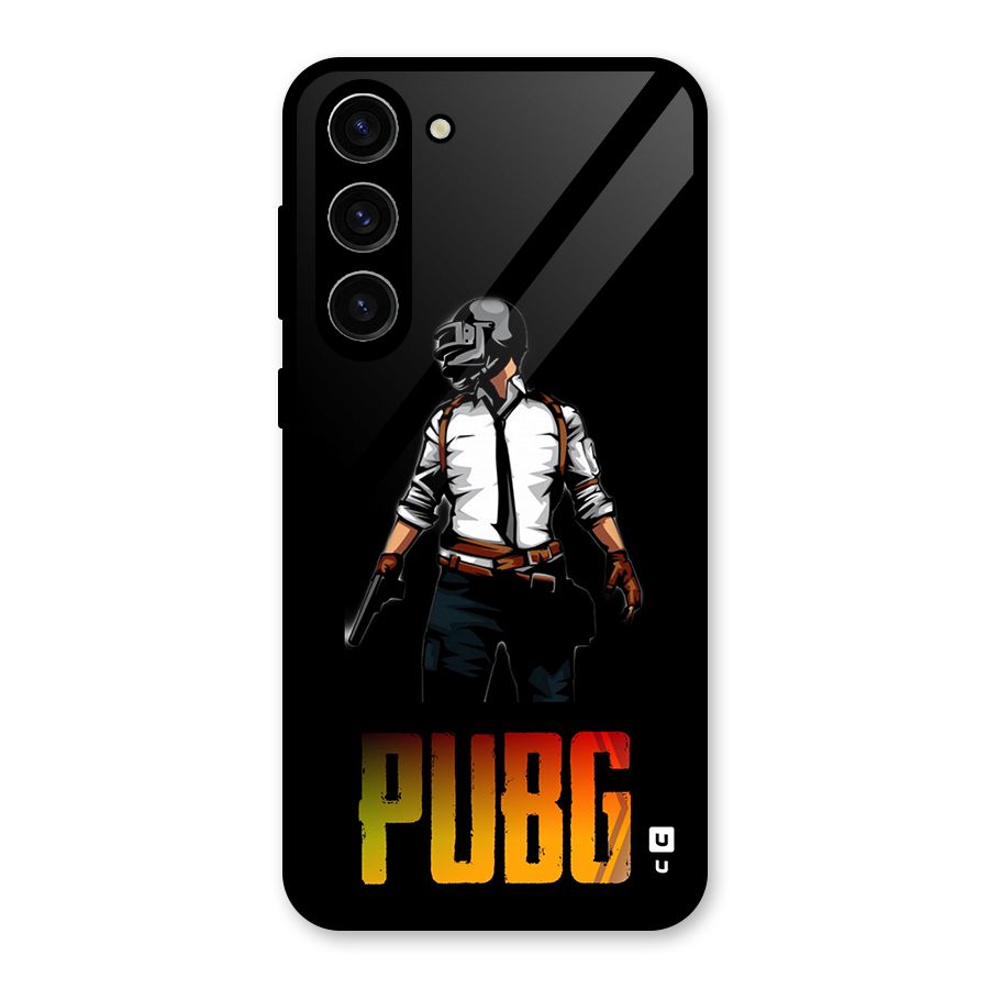 PUBG Game Art Glass Back Case for Galaxy S23 Plus