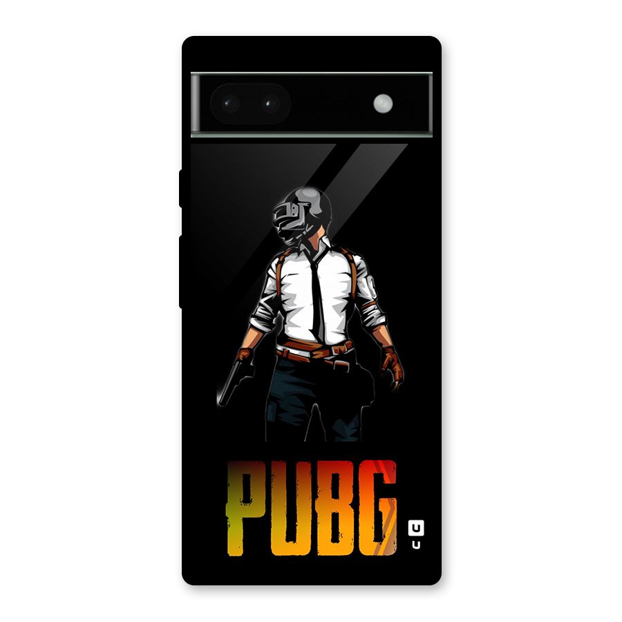 PUBG Game Art Glass Back Case for Google Pixel 6a
