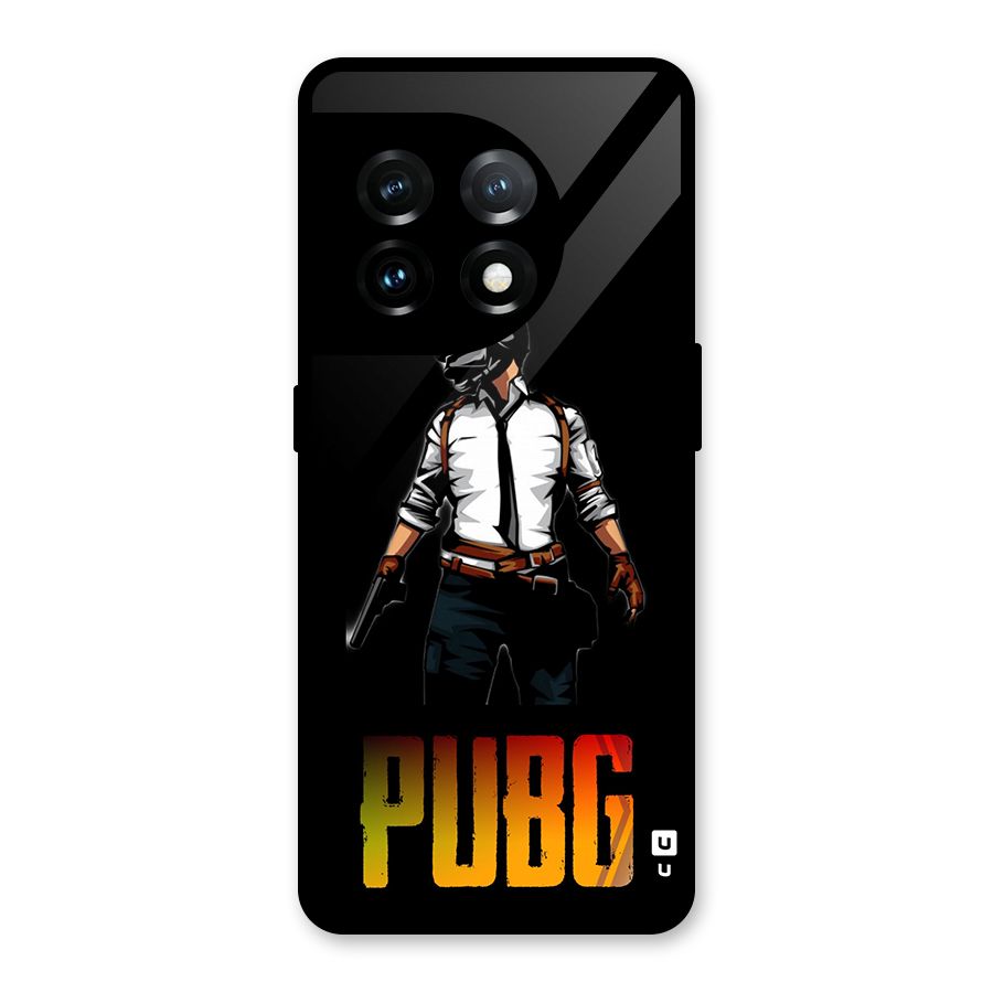 PUBG Game Art Glass Back Case for OnePlus 11