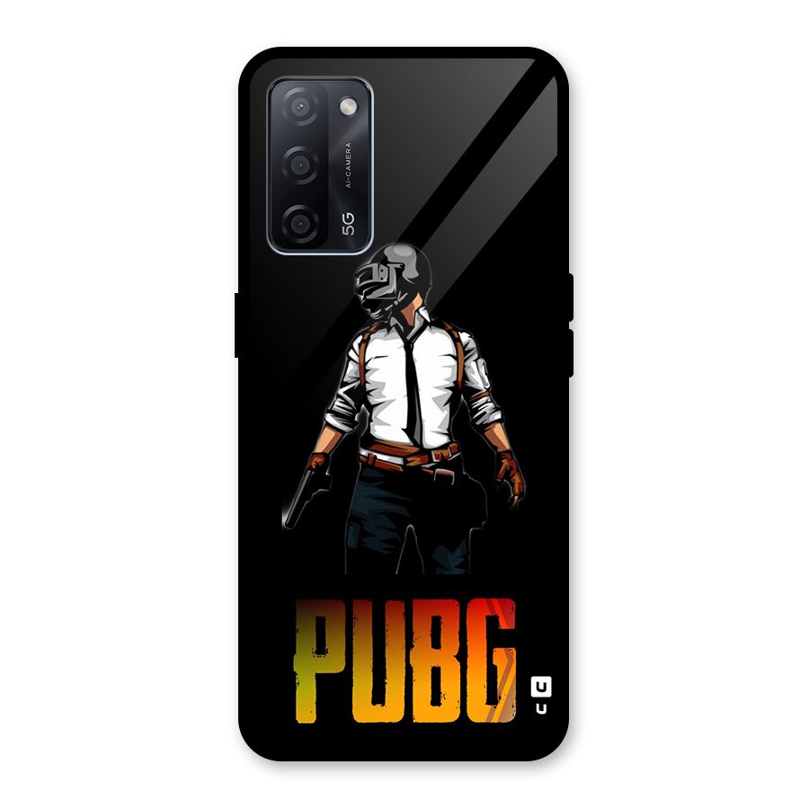 PUBG Game Art Glass Back Case for Oppo A53s 5G