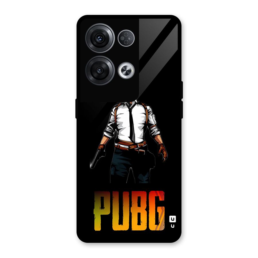 PUBG Game Art Glass Back Case for Oppo Reno8 Pro 5G