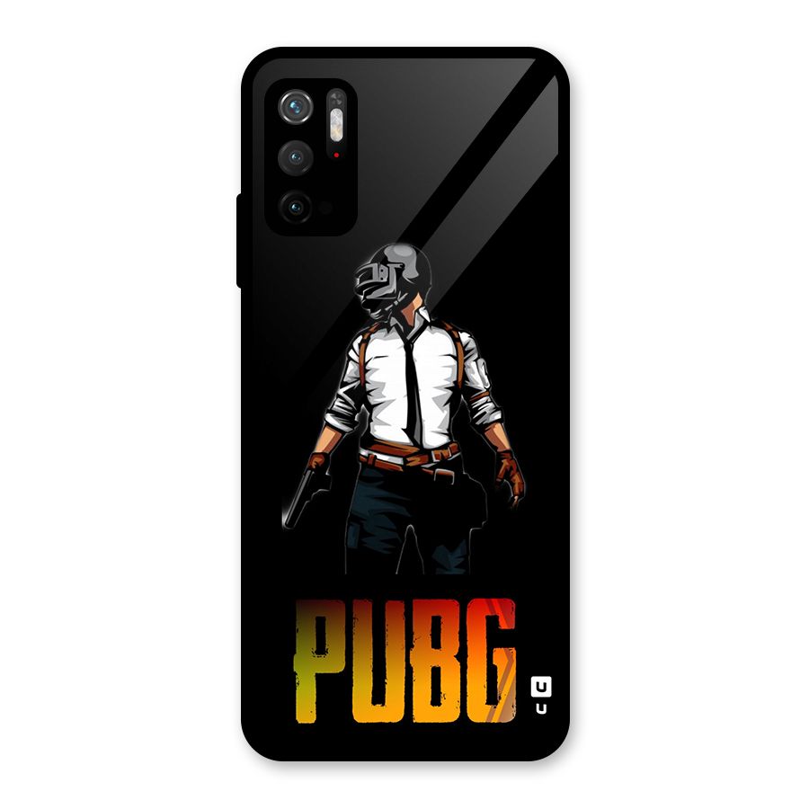 PUBG Game Art Glass Back Case for Poco M3 Pro 5G