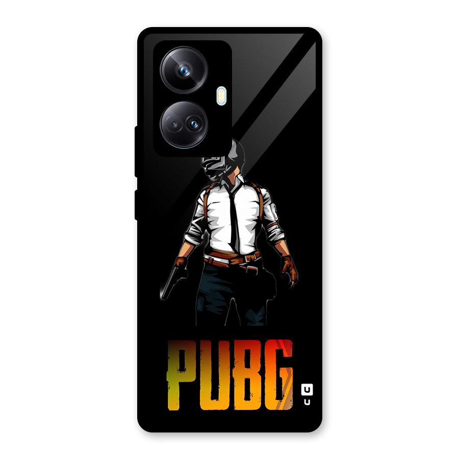 PUBG Game Art Glass Back Case for Realme 10 Pro Plus
