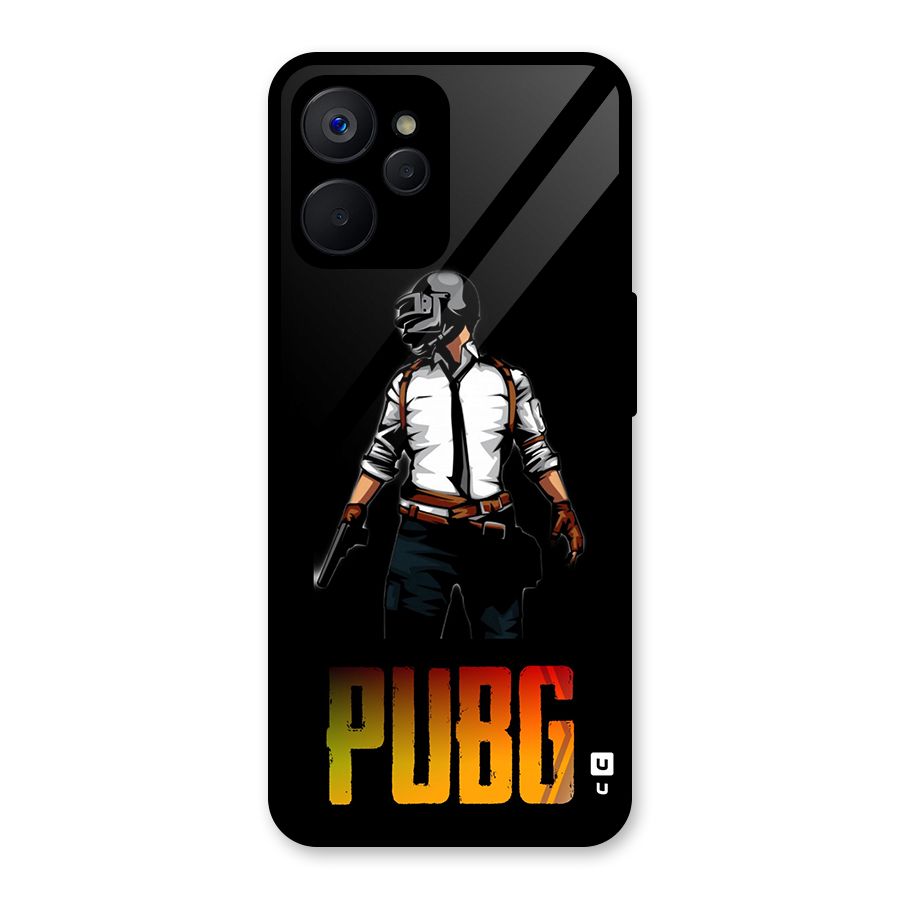 PUBG Game Art Glass Back Case for Realme 9i 5G