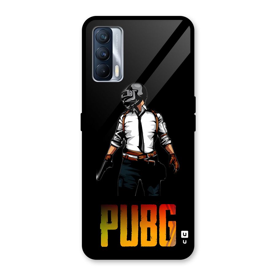 PUBG Game Art Glass Back Case for Realme X7