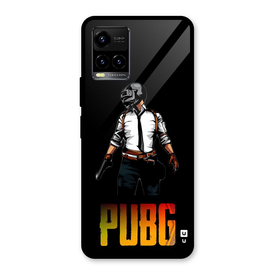 PUBG Game Art Glass Back Case for Vivo Y21T