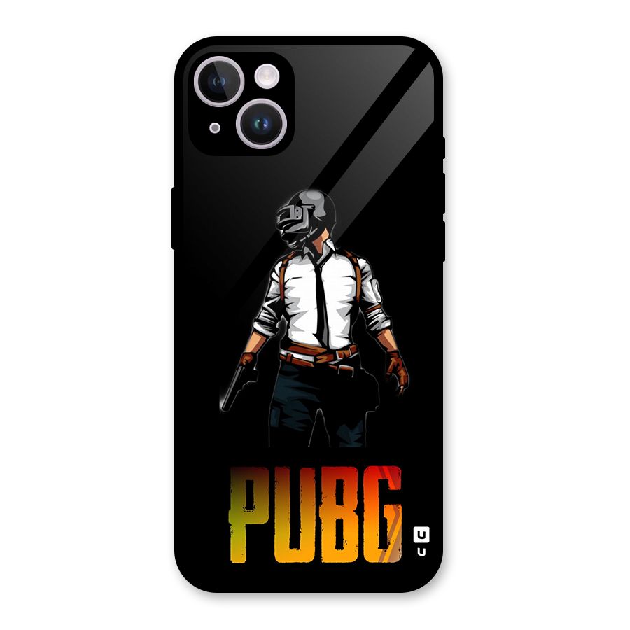 PUBG Game Art Glass Back Case for iPhone 14 Plus