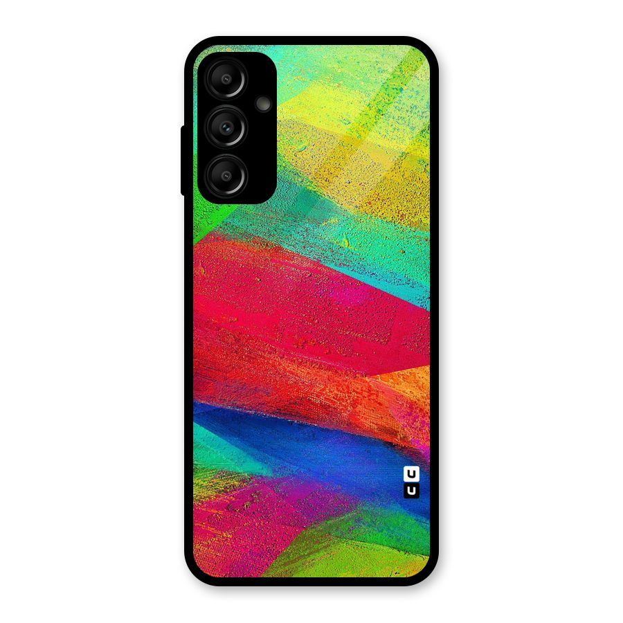 Paint Art Pattern Glass Back Case for Galaxy A14 5G