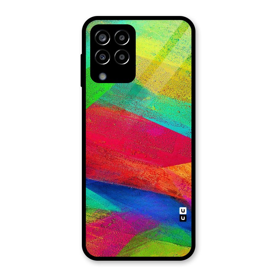 Paint Art Pattern Glass Back Case for Galaxy M33