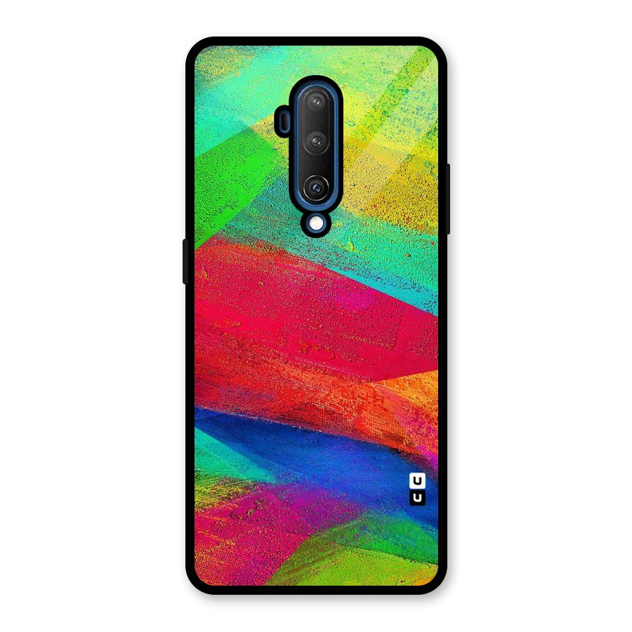 Paint Art Pattern Glass Back Case for OnePlus 7T Pro