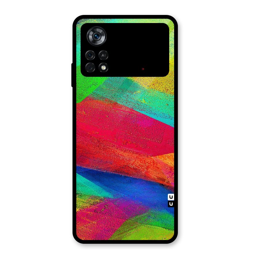 Paint Art Pattern Glass Back Case for Poco X4 Pro 5G