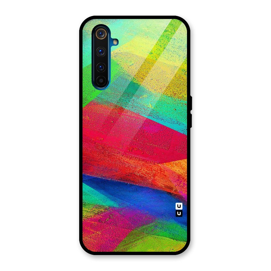 Paint Art Pattern Glass Back Case for Realme 6 Pro