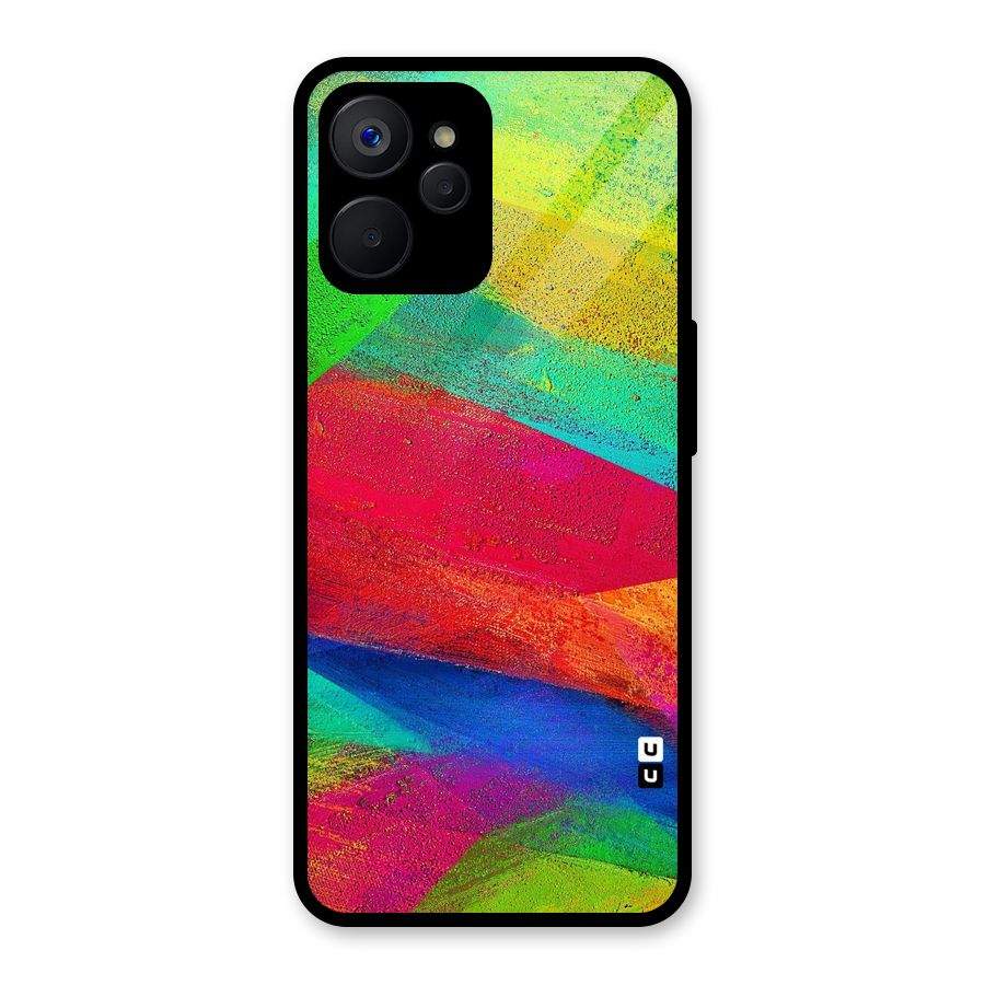 Paint Art Pattern Glass Back Case for Realme 9i 5G