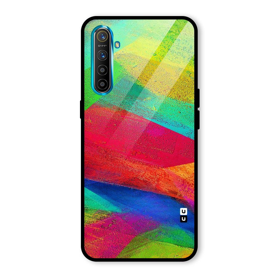 Paint Art Pattern Glass Back Case for Realme X2