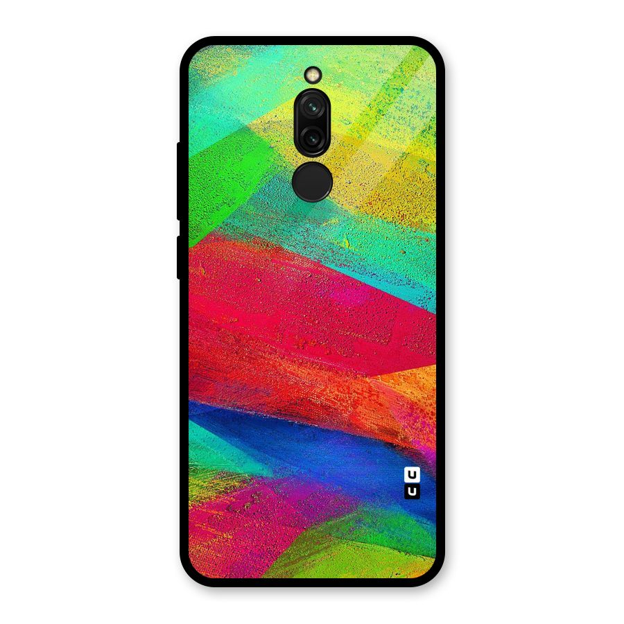 Paint Art Pattern Glass Back Case for Redmi 8