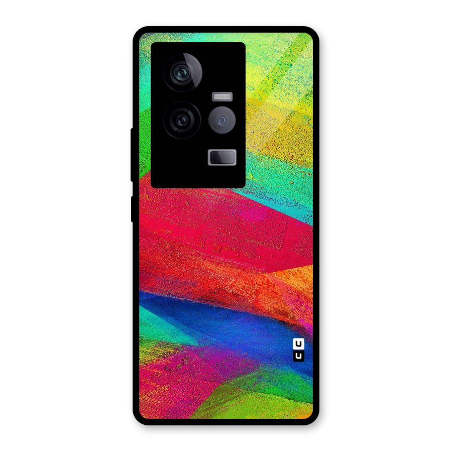Paint Art Pattern Glass Back Case for Vivo iQOO 11 5G