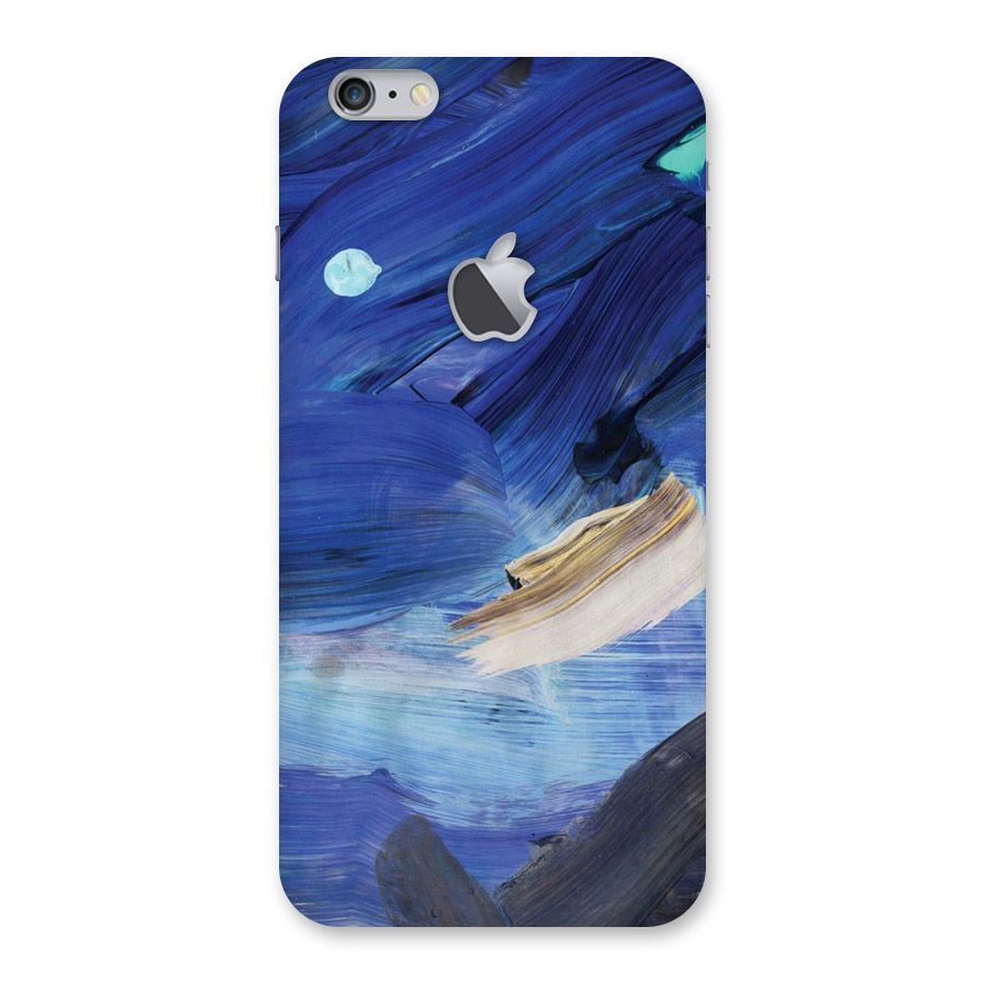 Paint Brush Strokes Back Case for iPhone 6 Plus 6S Plus Logo Cut