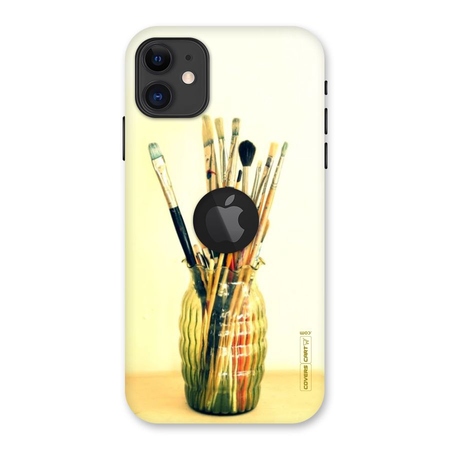 Paint Vass Back Case for iPhone 11 Logo Cut