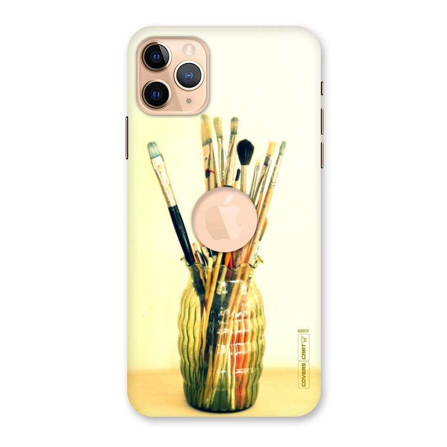 Paint Vass Back Case for iPhone 11 Pro Max Logo Cut