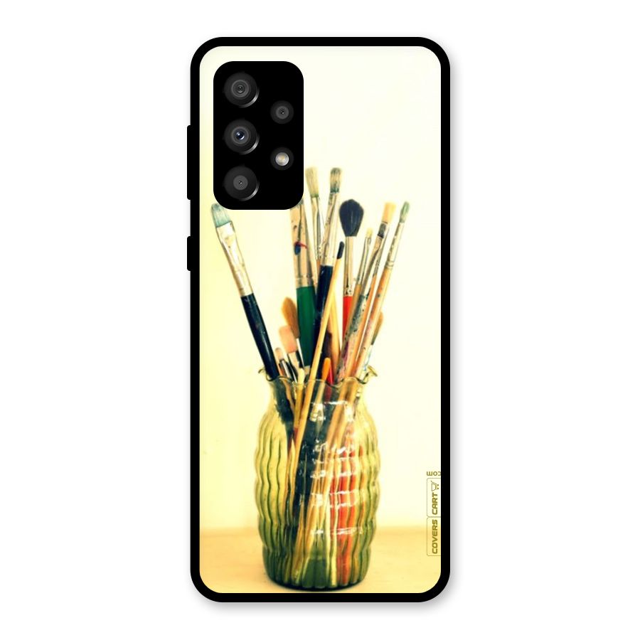 Paint Vass Glass Back Case for Galaxy A32