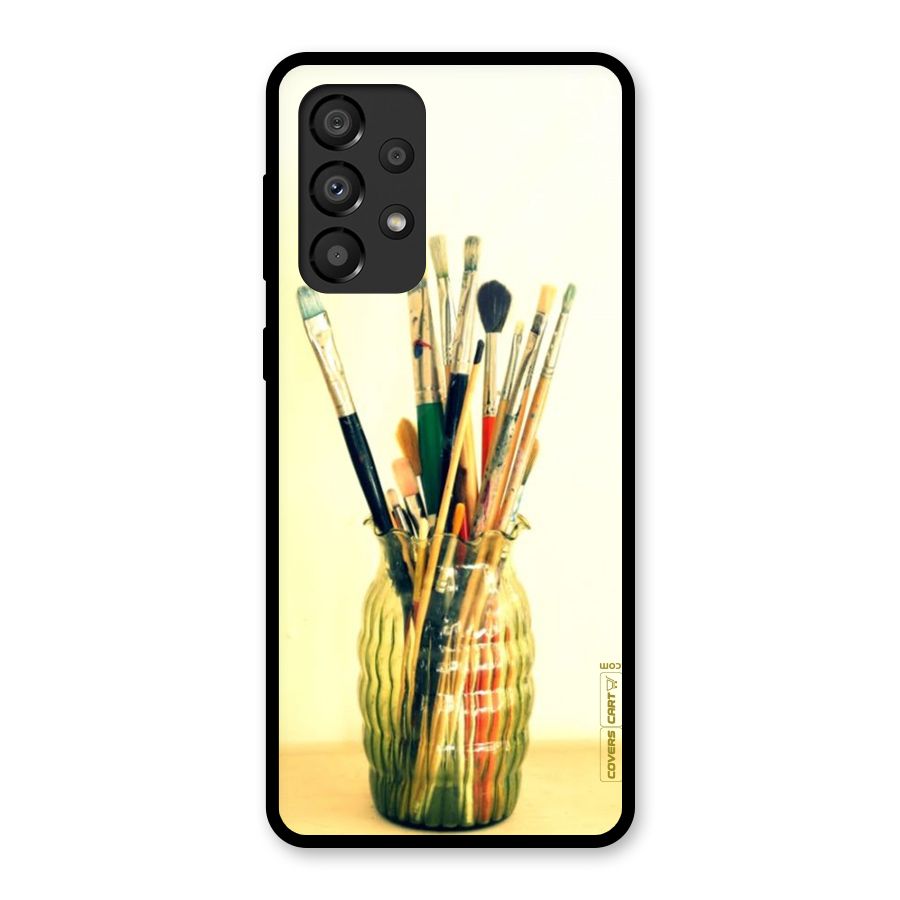 Paint Vass Glass Back Case for Galaxy A33 5G