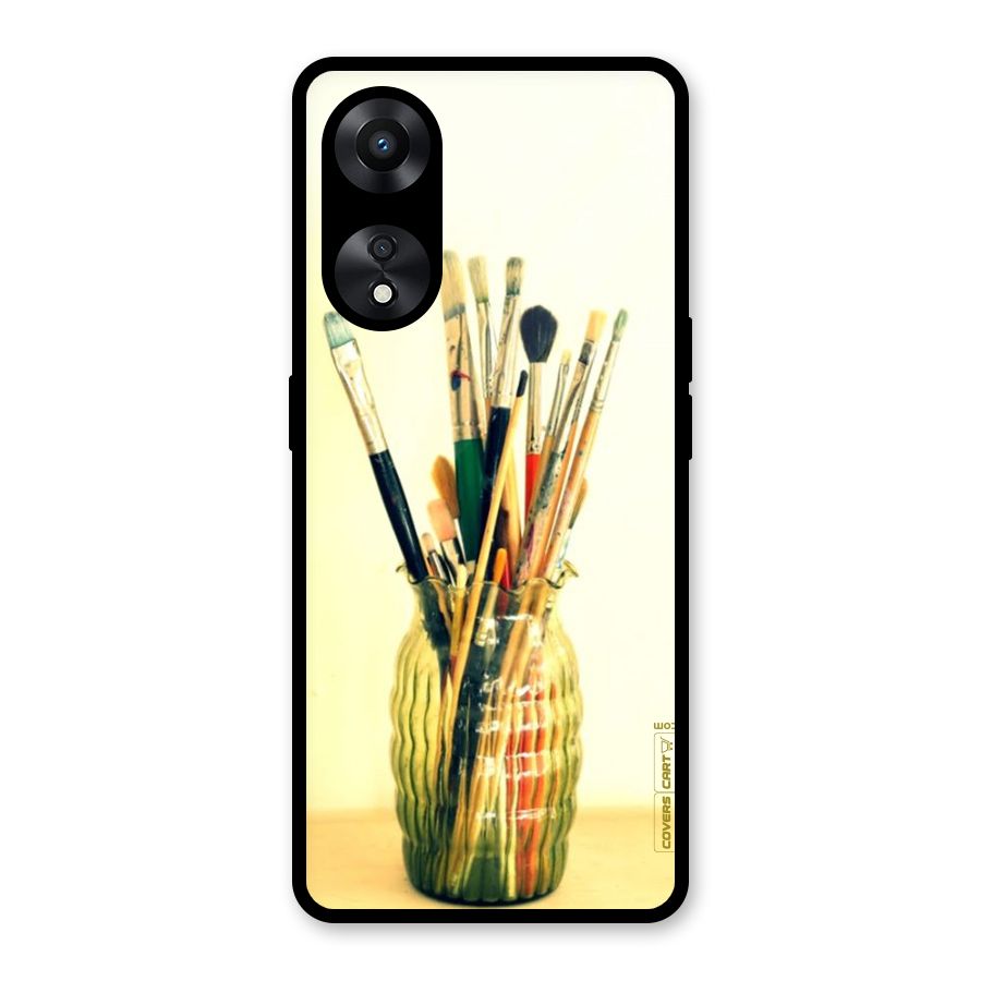 Paint Vass Glass Back Case for Oppo A78