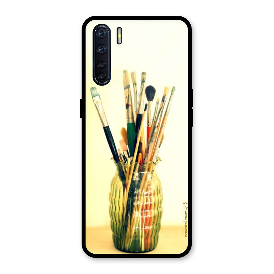 Paint Vass Glass Back Case for Oppo F15