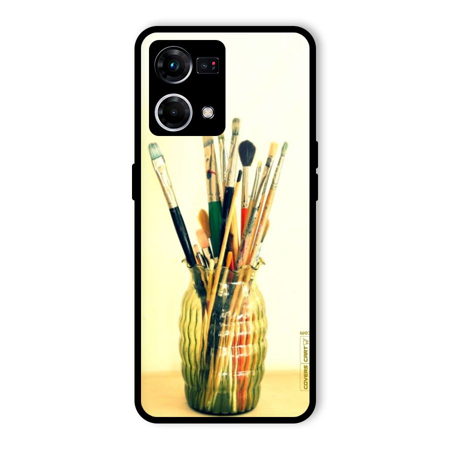 Paint Vass Glass Back Case for Oppo F21 Pro 5G