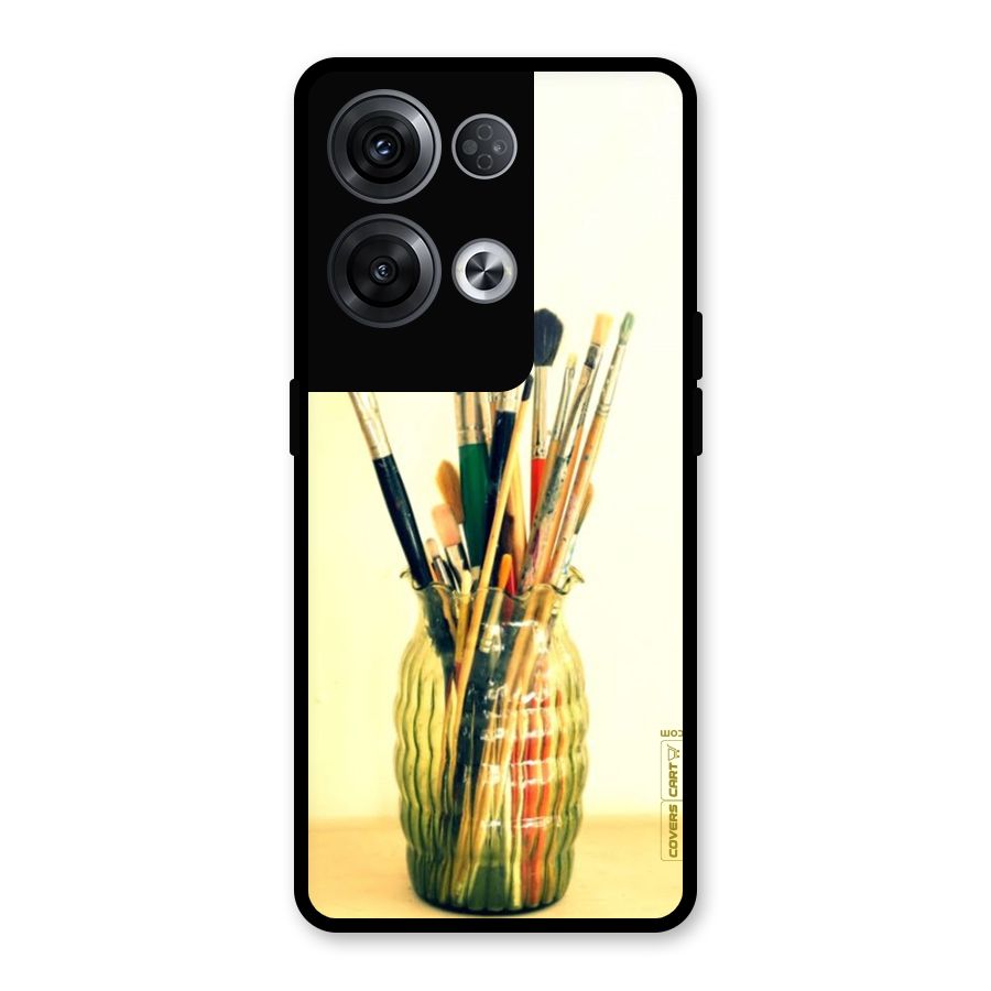 Paint Vass Glass Back Case for Oppo Reno8 Pro 5G