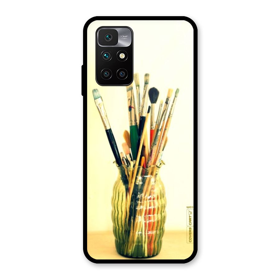 Paint Vass Glass Back Case for Redmi 10 Prime