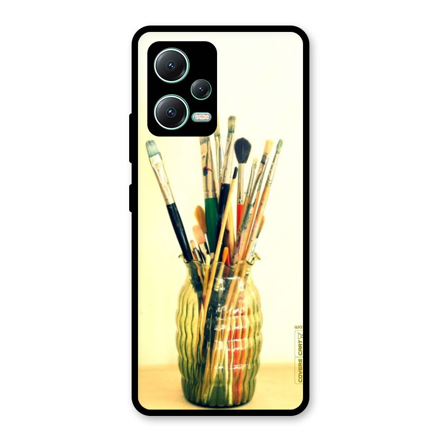 Paint Vass Glass Back Case for Redmi Note 12 5G
