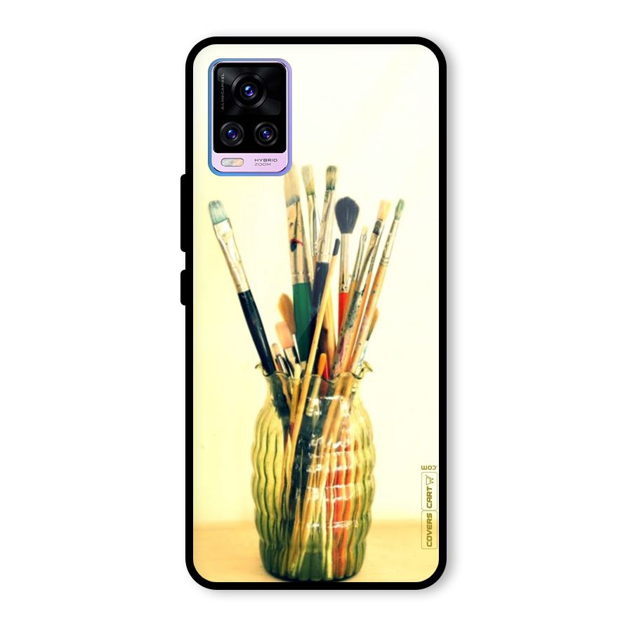 Paint Vass Glass Back Case for Vivo V20 Pro