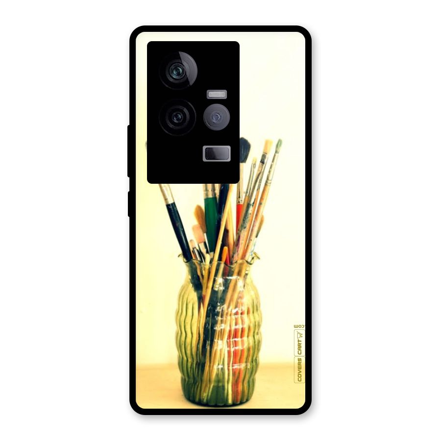 Paint Vass Glass Back Case for Vivo iQOO 11 5G