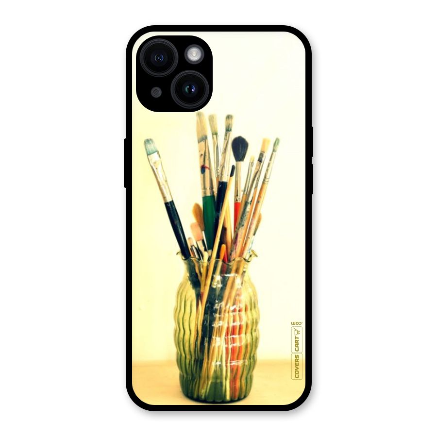 Paint Vass Glass Back Case for iPhone 14