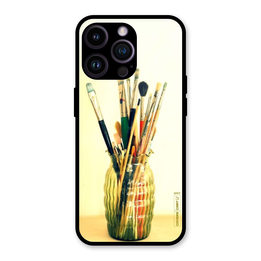 Paint Vass Glass Back Case for iPhone 14 Pro Max