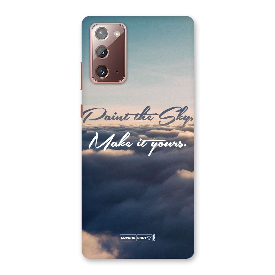 Paint the Sky Back Case for Galaxy Note 20