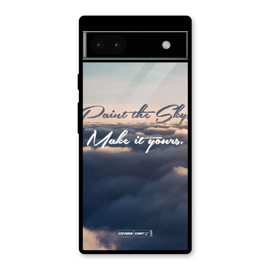 Paint the Sky Glass Back Case for Google Pixel 6a