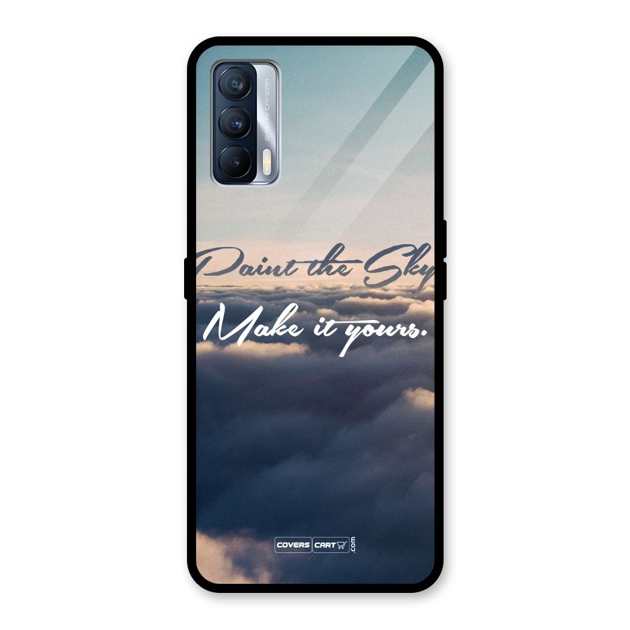 Paint the Sky Glass Back Case for Realme X7