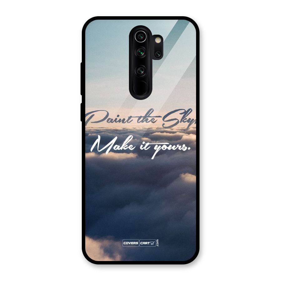 Paint the Sky Glass Back Case for Redmi Note 8 Pro