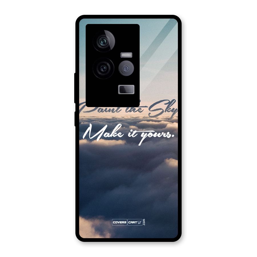 Paint the Sky Glass Back Case for Vivo iQOO 11 5G